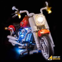 Kit di illuminazione a LED per LEGO® 10269  Harley-Davidson® Fat Boy®