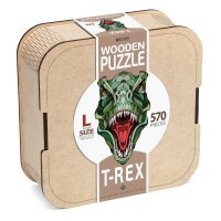 Wooden-Puzzle L - T-Rex (In a wooden box)