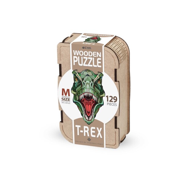 Holz-Puzzle M - T-Rex (In Holzkiste)