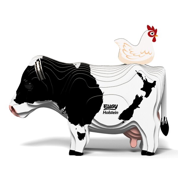 Holstein Kuh - 3D Karton Figuren Modellbausatz