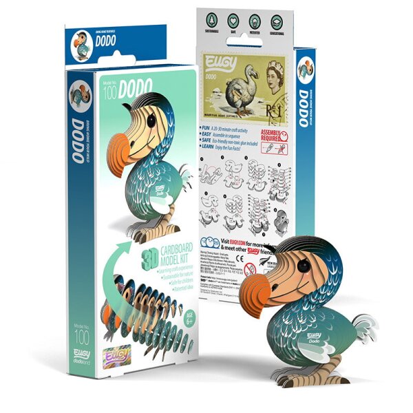 Dodo - 3D Karton Figuren Modellbausatz