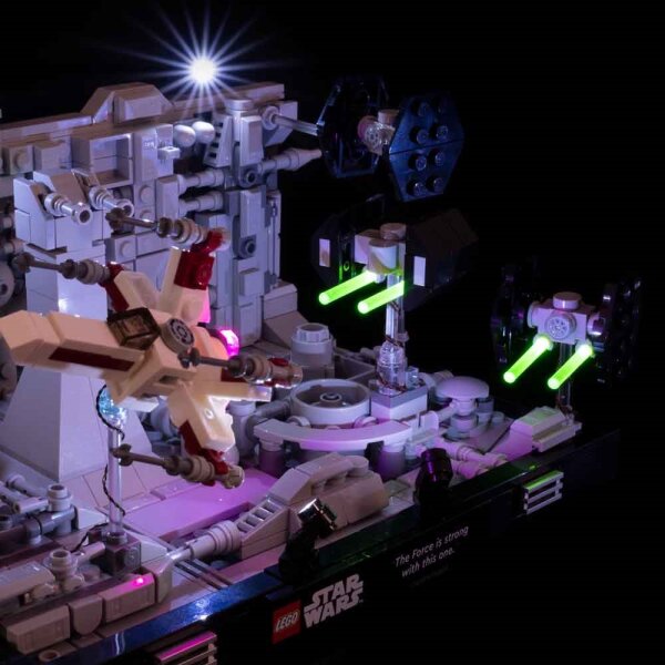 LED Licht Set für LEGO® 75329 Star Wars Death Star Trench Run Diorama