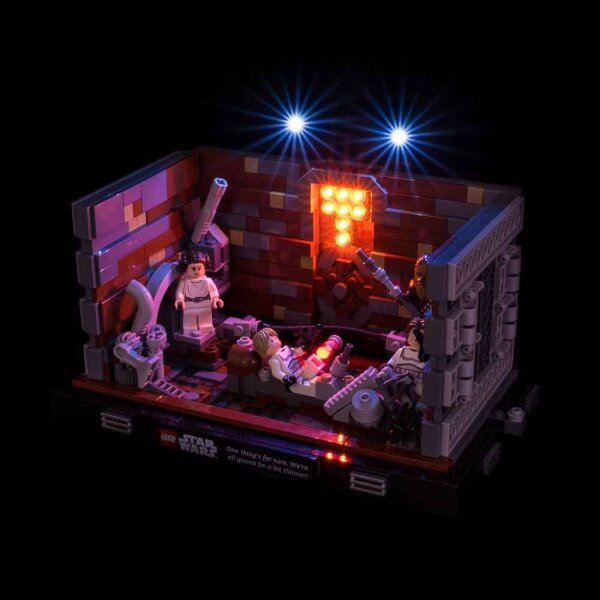 LED Licht Set für LEGO® 75339 Star Wars Müllpresse im Todesstern &ndash; Diorama