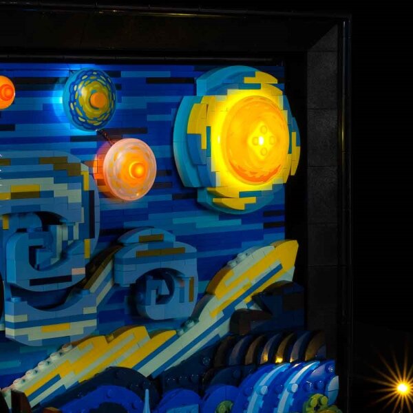 LED Licht Set für LEGO® 21333 Vincent van Gogh &ndash; Sternennacht