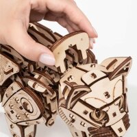 Kit de maquette 3D en bois - Chat brun