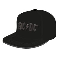 AC/DC Snapback Cap Shiny Black Logo