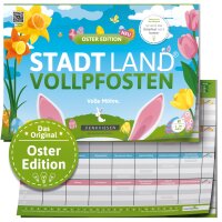 STADT LAND VOLLPFOSTEN® A4 - OSTERN EDITION "Volle Möhre"