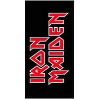 Serviette de bain et main logo Iron Maiden 150 x 75 cm