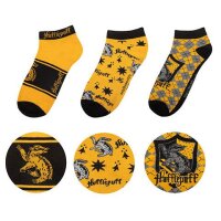 Harry Potter - Hufflepuff Ankle Socks 3 Pack (EU 35-45)