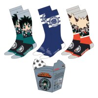Izuku x Bakugo - My Hero Academia Socken 3er-Pack...