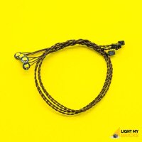 Bit-Licht Gelb mit 30 cm Kabel (4er Pack)