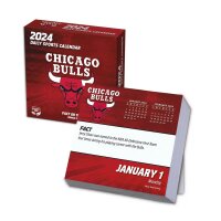 NBA - Chicago Bulls - Tages-Abreisskalender in einer Box...