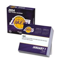NBA - Los Angeles Lakers - Tages-Abreisskalender in einer...