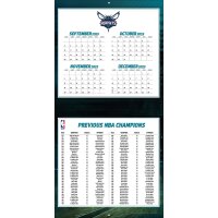 NBA - Charlotte Hornets - 30,5 x 30,5 cm Wandkalender 2024