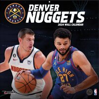 NBA - Denver Nuggets - 30,5 x 30,5 cm Wandkalender 2024