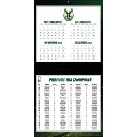 NBA - Milwaukee Bucks - 30,5 x 30,5 cm Wall calendar 2024