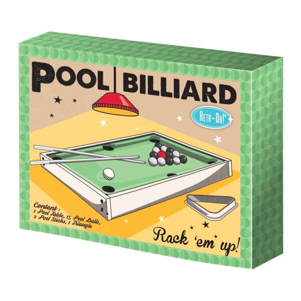 Retr-Oh - Pool Billiard de table en aluminium
