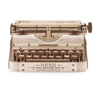 Mechanical 3D wooden-puzzle - Typewriter
