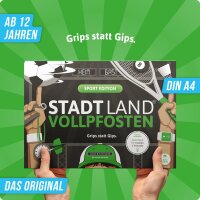 STADT LAND VOLLPFOSTEN® A4 - SPORT EDITION "Grips statt Gips"