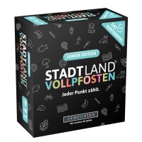 STADT LAND VOLLPFOSTEN – Das Kartenspiel – Junior Edition "Jeder Punkt zählt"
