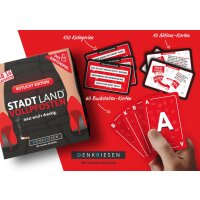 STADT LAND VOLLPFOSTEN – Das Kartenspiel – Rotlicht Edition "Jetzt wirds dreckig"