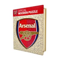 Arsenal FC - Logo - Puzzle en bois Taille M (270 pi&egrave;ces)