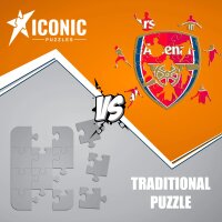 Arsenal FC - Logo - Puzzle en bois Taille M (270 pi&egrave;ces)