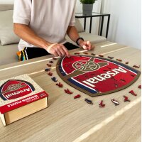Arsenal FC - Logo - Puzzle en bois Taille M (270 pi&egrave;ces)