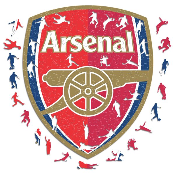 Arsenal FC - Logo - Puzzle en bois Taille L (500 pi&egrave;ces)
