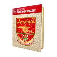 Arsenal FC - Retro Logo - Wooden Puzzle Size M (270 pieces)