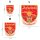 Arsenal FC - Logo retr&ograve; - Puzzle in Legno Taglia L (500 Pezzi)