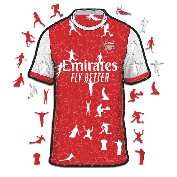 Arsenal FC - Trikot - Holz Puzzle Gr&ouml;sse M (270 Teile)