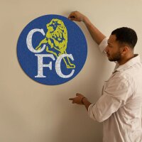 Chelesea FC - Logo R&eacute;tro - Puzzle en Bois Taille M (270 Pi&egrave;ces)