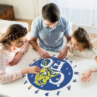 Chelesea FC - Logo R&eacute;tro - Puzzle en Bois Taille M (270 Pi&egrave;ces)