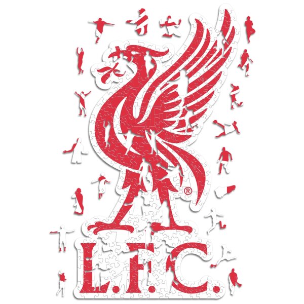 Liverpool FC - Logo Liver Bird - Puzzle in Legno Taglia S (150 Pezzi)
