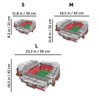 Liverpool FC - Anfield Stadium - Holz Puzzle Gr&ouml;sse S (150 Teile)