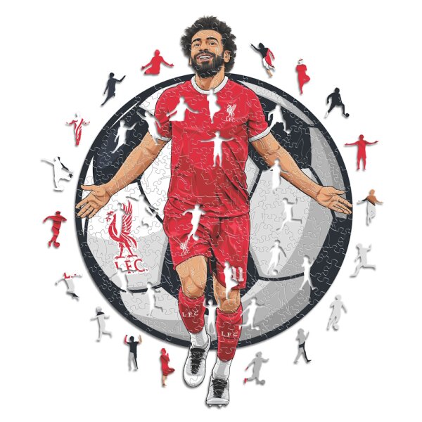 Liverpool FC - Mo Salah - puzzle in legno misura L (500 pezzi)