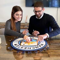 Man City FC - Logo - Wooden Puzzle Size L (500 pieces)