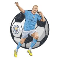 Man City FC - Erling Haaland - Wooden Puzzle Size S (150 pieces)
