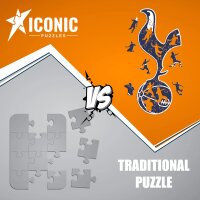 Tottenham Hotspur FC - Logo - Puzzle in Legno Taglia S (150 Pezzi)