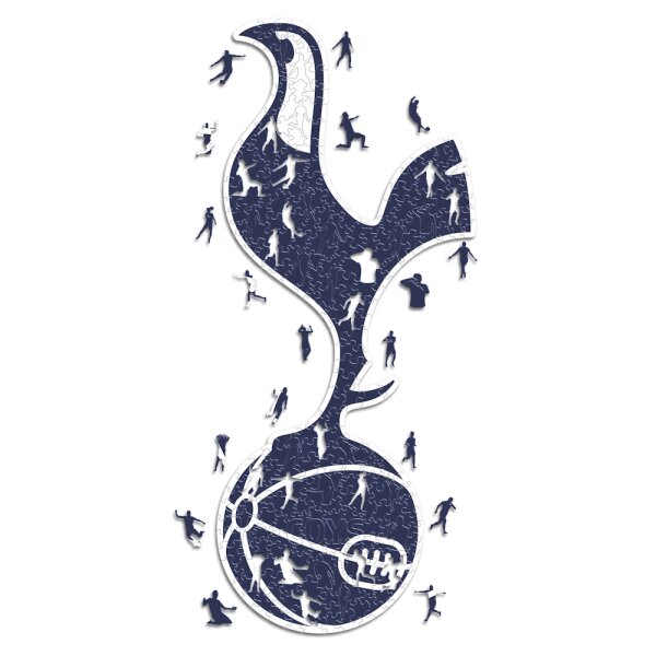 Tottenham Hotspur FC - Logo - Puzzle en bois Taille M (270 pi&egrave;ces)