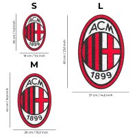 AC Milan - Logo - Puzzle in Legno Taglia S (150 Pezzi)