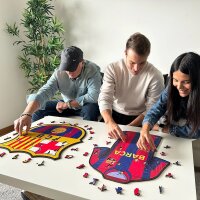 FC Barcelona - Logo - Holz Puzzle Gr&ouml;sse M (270 Teile)