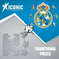Real Madrid CF - Logo - Puzzle en bois Taille L (500 pi&egrave;ces)