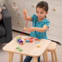 28 Teiliges Regenbogen-Holzf&auml;delmotiv aus Holz