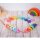 28 Teiliges Regenbogen-Holzf&auml;delmotiv aus Holz