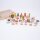 Set di 37 figure in legno a tema forestale