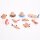 Set of 10 sea creature wooden figures