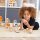 Set of 10 wooden space figures and objects