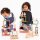 Set di 10 figure di alberi in legno